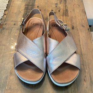 Ugg rose gold sandal